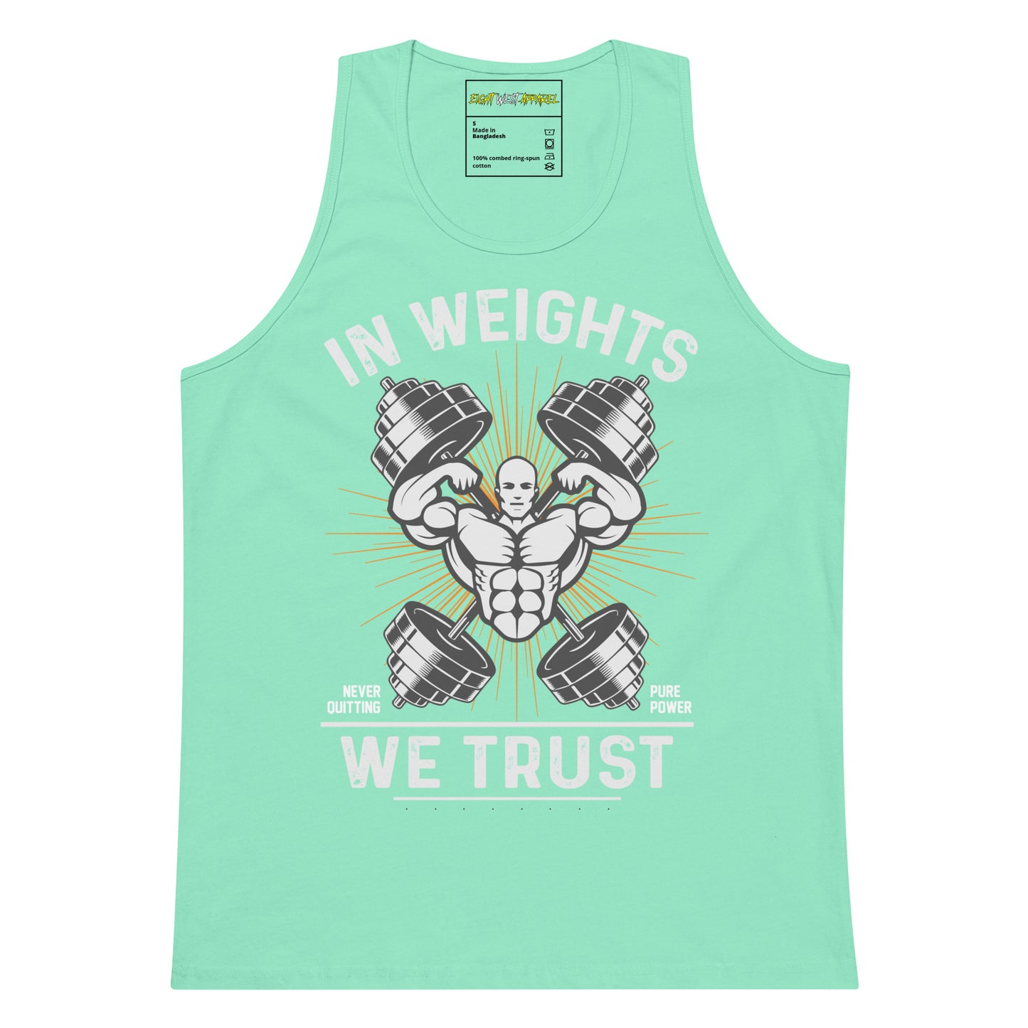 In Weights we trust Fitness tank top