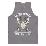 In Weights we trust Fitness tank top