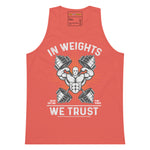 In Weights we trust Fitness tank top