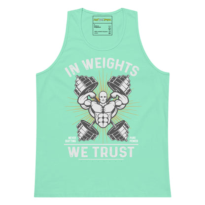 In Weights we trust Fitness tank top