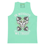 In Weights we trust Fitness tank top