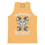 In Weights we trust Fitness tank top