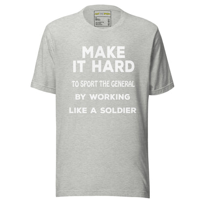 Working Like A Soldier Cotton Tee