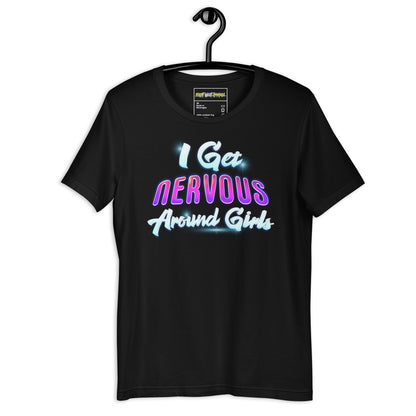 Nervous Around Girls Cotton Tee