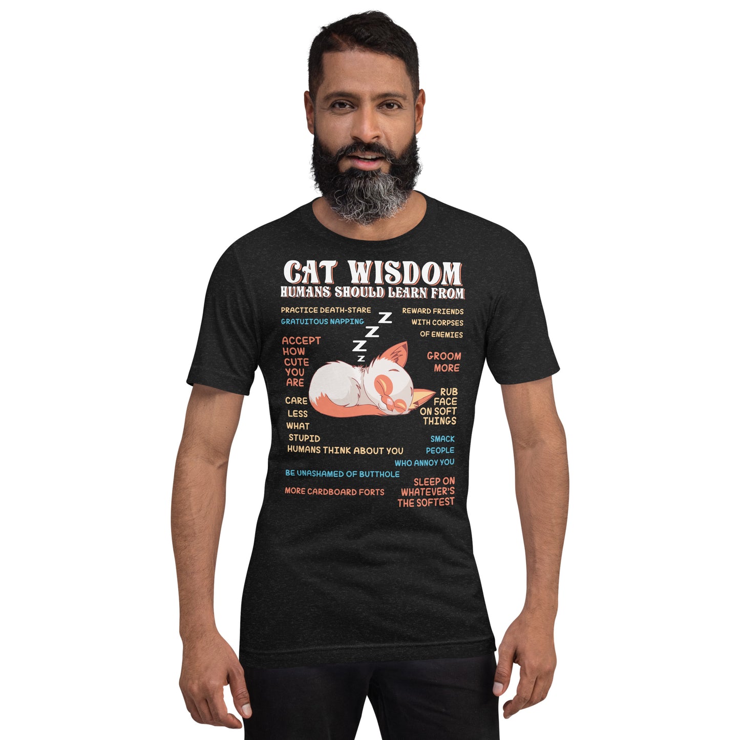 Cat Wisdom Cotton Tee