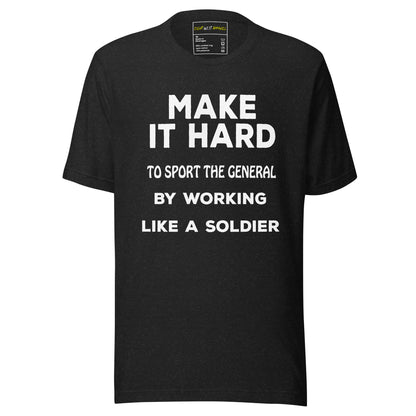 Working Like A Soldier Cotton Tee