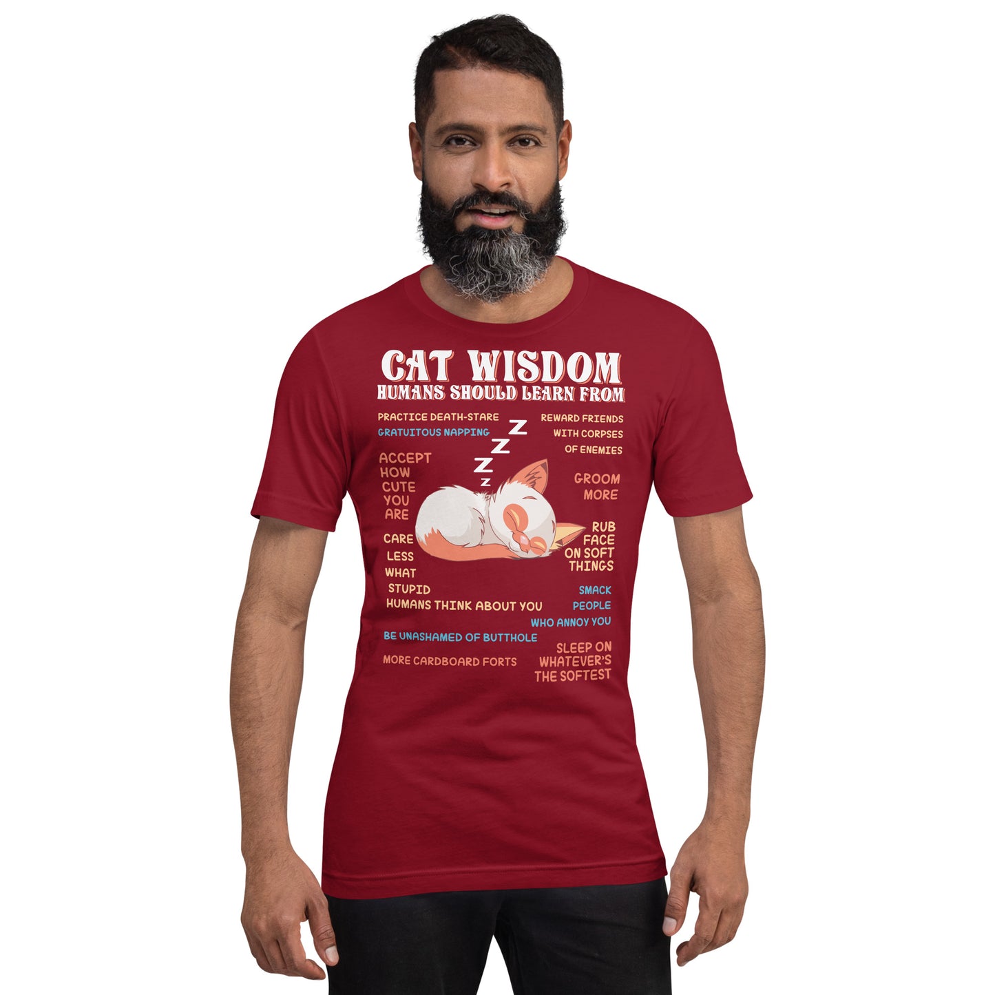 Cat Wisdom Cotton Tee