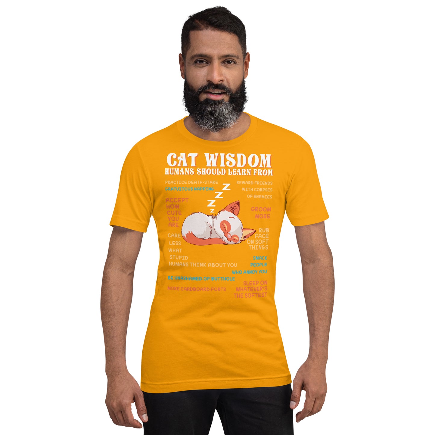 Cat Wisdom Cotton Tee