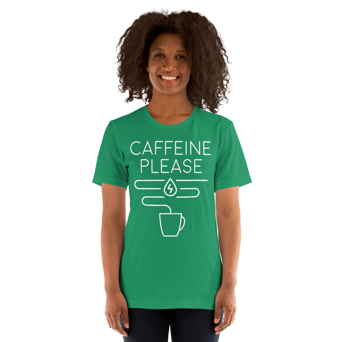 Caffine Please Cotton Tee