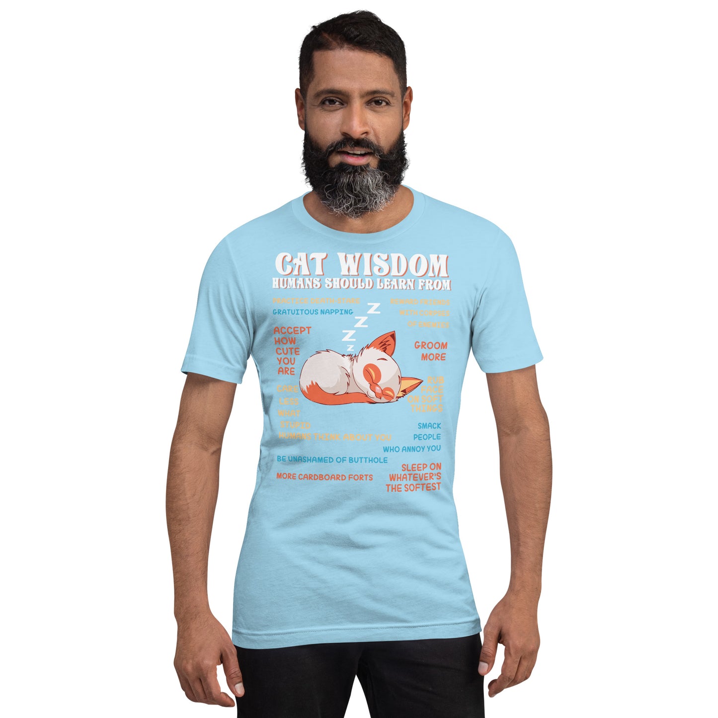 Cat Wisdom Cotton Tee