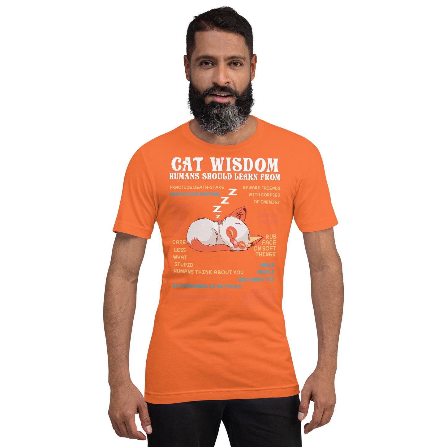 Cat Wisdom Cotton Tee