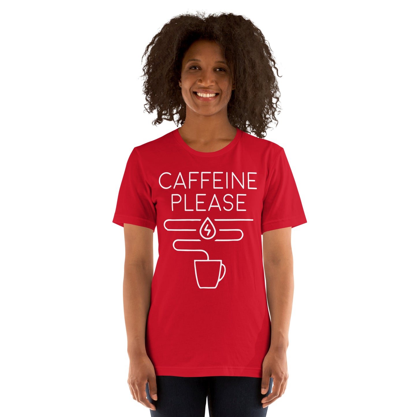 Caffine Please Cotton Tee