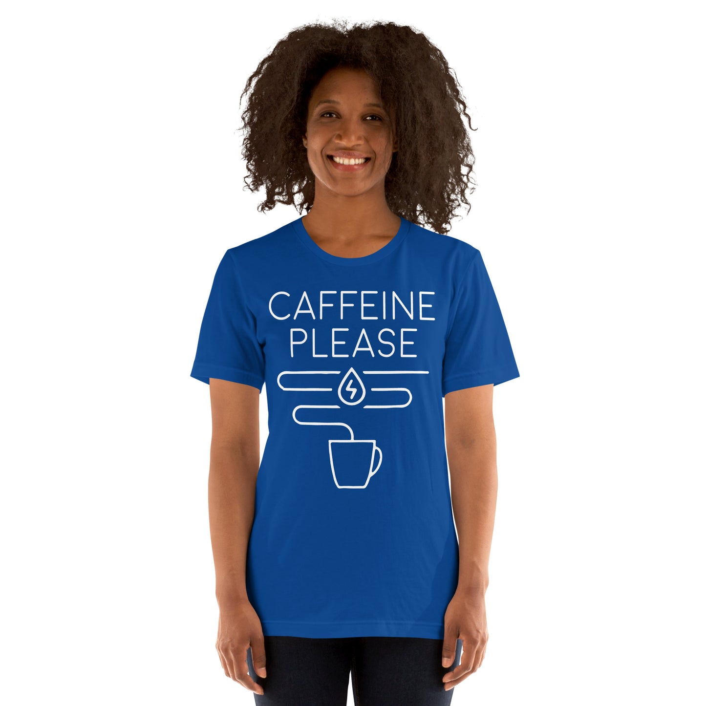 Caffine Please Cotton Tee